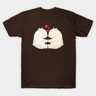 Couple Polar Bear in Love T-Shirt